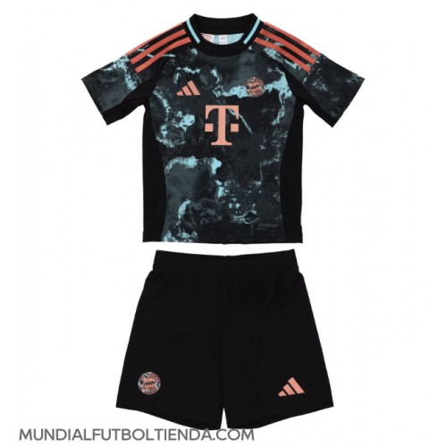 Camiseta Bayern Munich Segunda Equipación Replica 2024-25 para niños mangas cortas (+ Pantalones cortos)